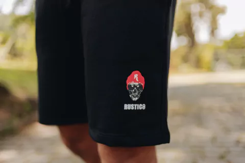 Bermuda Moletinho Skull Hatt