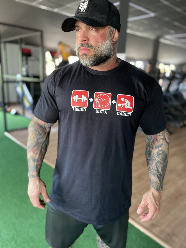 Camisa Treino, Dieta e Cardio