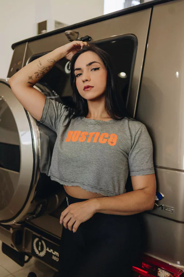 Cropped Listrado