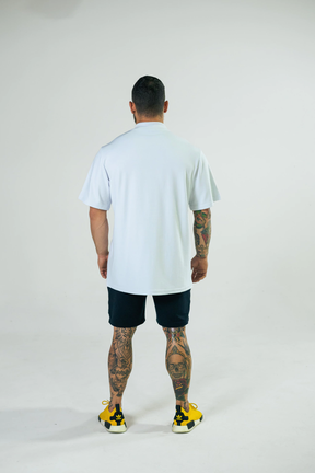 T-shirt Oversized Malhão com Gola Alta