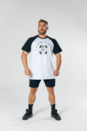 T-shirt Manga Raglan Bodybuildings