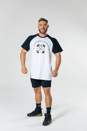 T-shirt Manga Raglan Bodybuildings