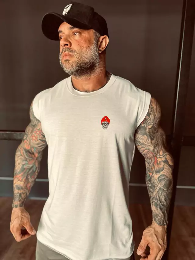Regata Ombro Largo Skull Hatt